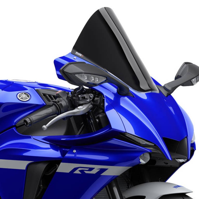 YZF-R1 2020〜2025 Puig レーシング スクリーン Puig R-Racer Windscreen - 2020+ Yamaha YZF-R1 - 3827*